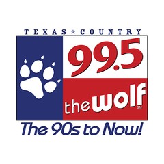 KPLX 99.5 The Wolf FM logo
