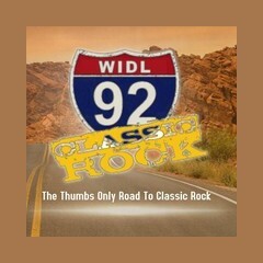 WIDL Classic Rock 92.1 logo