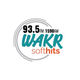 Soft Hits 93.5 FM WAKR logo