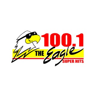 KJBI 100.1 The Eagle logo