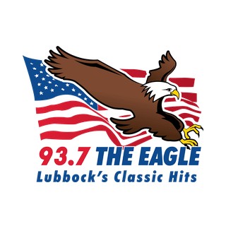KLBB 93.7 The Eagle logo