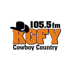 KGFY Cowboy Country 105.5 FM logo