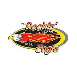 WGLI Rockin eagle logo