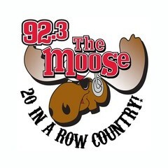 KMOZ The Moose 92.3 FM logo