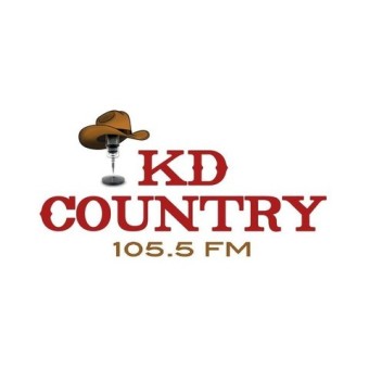WKDE 105.5 KD Country logo