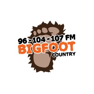 WZBF Bigfoot Country 96 - 104 - 107 logo