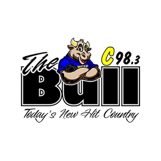 WCEF 98.3 The Bull logo