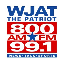 WJAT 800 The Patriot logo