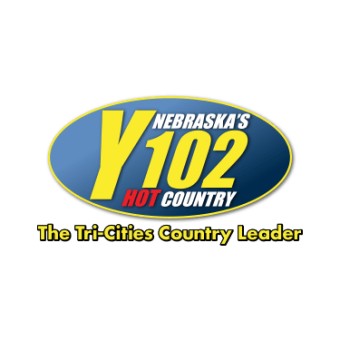 KRNY Nebraska's Hot Country 102.3 FM logo