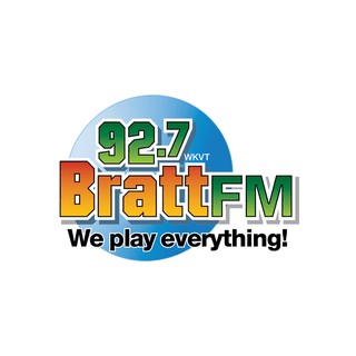 WKVT 92.7 Bratt FM logo