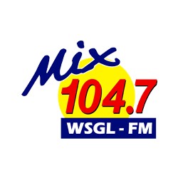 WSGL Mix 104.7 logo