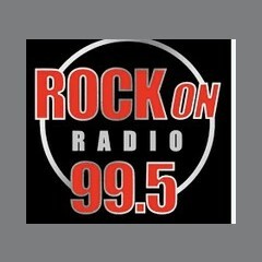 ROCK-ON RADIO 99.5 logo