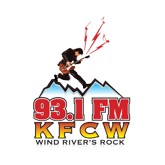 KFCW Wind River's Rock 93.1 FM logo
