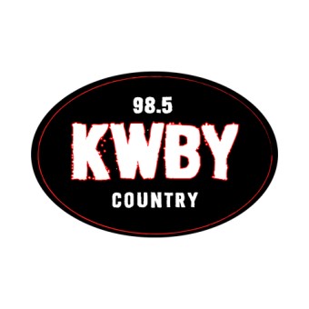 KWBY Cowboy Radio 98.5 FM logo