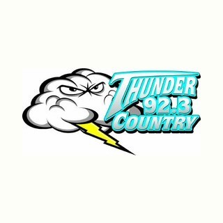 WSGA 92.3 Thunder Country logo