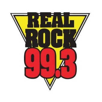 KCGQ Real Rock 99.3 FM logo