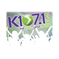 K107.1 FM logo