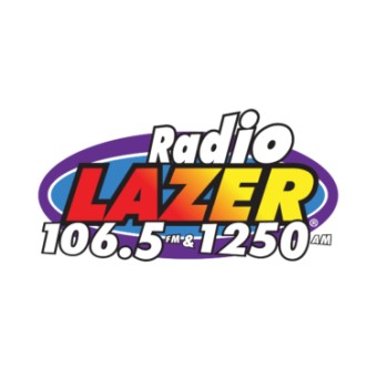 KZER Radio Lazer 106.5 FM y 1250 AM logo