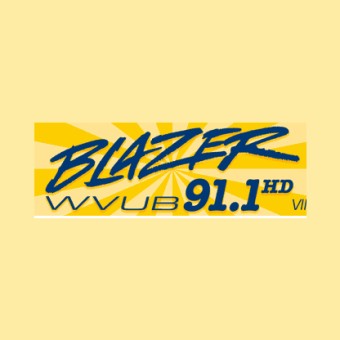 WVUB Blazer 91.1 logo