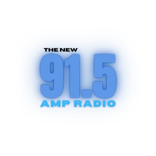 The New 91.5 AMP Radio logo