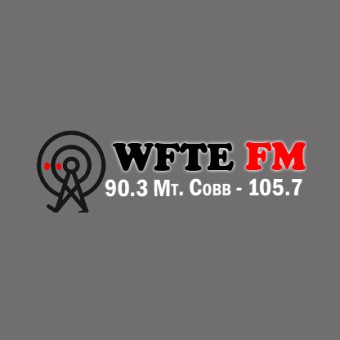 WFTE Community Radio 90.3 FM logo