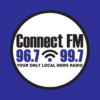 WCED Connect FM 96.7 and 107.9 FM logo
