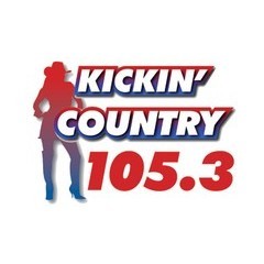 WKPQ Kickin' Country 105.3 logo