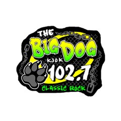 KJOK The Big Dog 102.7 FM logo