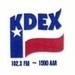 KDEX 1590 AM & 102.3 FM logo