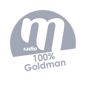 M Radio 100% Goldman logo