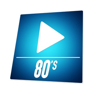100% Radio 80s logo