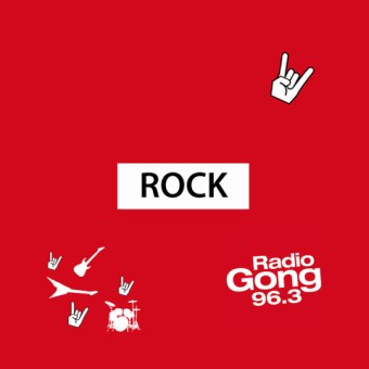 Radio Gong 96.3 - Gong Rock logo