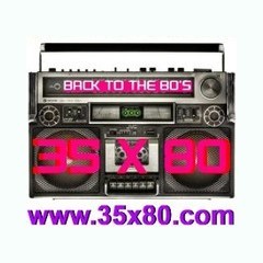 35x80 Back to the 80s logo