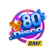 RMF 80s disco logo