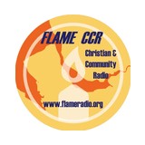 Flame CCR (Christian & Community Radio) logo