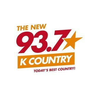 K Country 93.7 FM logo