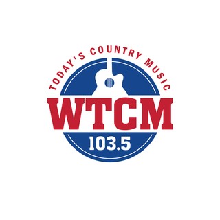WTCM Today's Country Music 103.5 FM logo