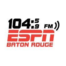 KNXX / WNXX ESPN Radio Baton Rouge 104.5 & 104.9 FM logo