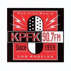 KPFK 90.7 Pacifica Radio FM logo