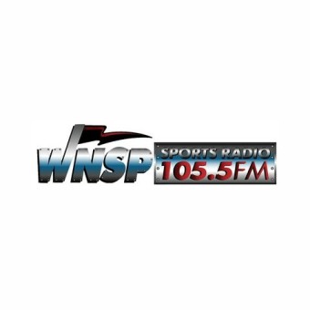 WNSP Sports Radio 105.5 logo