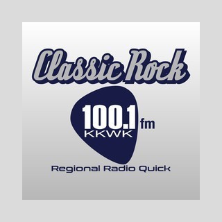 KKWK Classic Rock 100.1 FM logo
