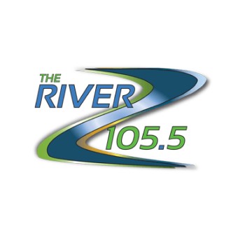 KRVR The River 105.5 FM logo