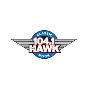 KHKK 104.1 The Hawk FM logo