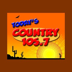 KVVP Today's Country 105.7 FM logo