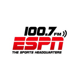 KSHQ ESPN 100.7 FM logo