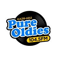KAZR-HD2 Pure Oldies 104.5 FM logo