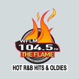WFLM 104.5 The Flame logo