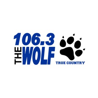 KWOF 106.3 The Wolf logo