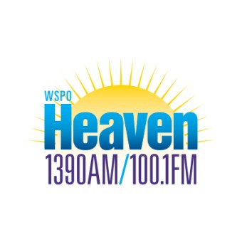 WSPO Heaven 1390 AM & 100.1 FM logo