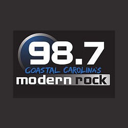 WRMR Modern Rock 98.7 FM logo